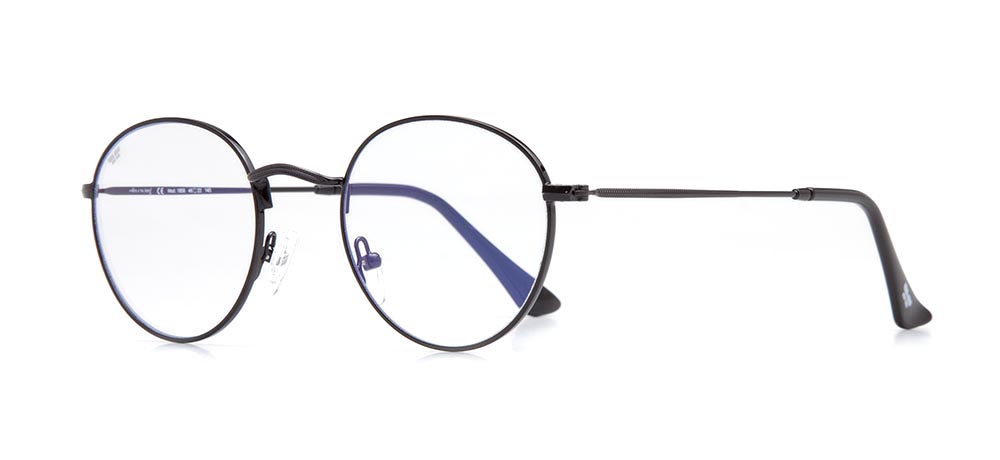 OLİVEWİNG Eyeglasses Teenage,Adult Man,Woman,Unisex Round Full-Rimmed Metal Bluecut OLW 1856-C.06